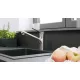 Hansgrohe Zesis M33 konyhai csaptelep 140, kihúzható fejjel és sBox light, rozsdamentes acél hatású 74803800