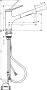 Hansgrohe Zesis M33 konyhai csaptelep 140, kihúzható fejjel és sBox light, rozsdamentes acél hatású 74803800