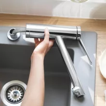   Hansgrohe Zesis M33 konyhai csaptelep 140 abalak elé szerelhető, króm 74805000