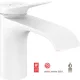 Hansgrohe Vivenis egykaros mosdócsaptelep 80, automata lefolyógarnitúrával, matt fehér 75010700