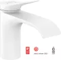 Hansgrohe Vivenis egykaros mosdócsaptelep 80, lefolyógarnitúra nélkül, matt fehér 75012700