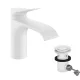 Hansgrohe Vivenis egykaros hidegindítású mosdó csaptelep 80 automata lefolyógarnitúrával, matt fehér 75014700