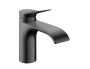 Hansgrohe Vivenis egykaros hidegindítású mosdó csaptelep 80, szálcsiszolt fekete/króm 75015340
