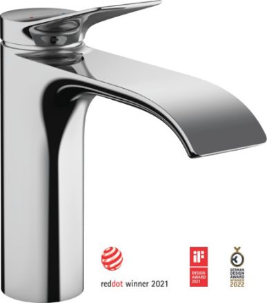 Hansgrohe Vivenis egykaros mosdócsaptelep 110, automata lefolyógarnitúrával, króm 75020000