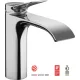 Hansgrohe Vivenis egykaros mosdócsaptelep 110, automata lefolyógarnitúrával, króm 75020000