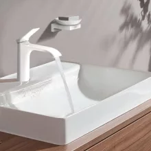   Hansgrohe Vivenis egykaros mosdócsaptelep 110, lefolyógarnitúra nélkül, matt fehér 75022700