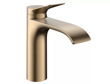 Hansgrohe Vivenis Egykaros mosdócsaptelep 110 hidegindítású, automata lefolyógarnitúrával, szálcsiszolt bronz 75023140