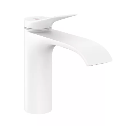 Hansgrohe Vivenis Egykaros mosdócsaptelep 110 hidegindítású, automata lefolyógarnitúra nélkül, matt fehér 75024700
