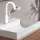 Hansgrohe Vivenis mosdócsaptelep elforgatható kifolyóval, lefolyógarnitúrával, matt fehér 75030700