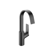   Hansgrohe Vivenis mosdócsaptelep 120, elforgatható kifolyóval, szálcsiszolt fekete/króm 75032340