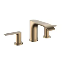   Hansgrohe Vivenis 3 lyukú mosdócsaptelep 90, automata lefolyógarnitúrával, szálcsiszolt bronz 75033140