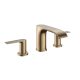 Hansgrohe Vivenis 3 lyukú mosdócsaptelep 90, automata lefolyógarnitúrával, szálcsiszolt bronz 75033140