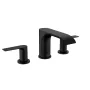 Hansgrohe Vivenis 3 lyukú mosdócsaptelep 90, automata lefolyógarnitúrával, matt fekete 75033670
