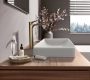Hansgrohe Vivenis egykaros magasított mosdó csaptelep 250 automata lefolyógarnitúrával CoolStart, szálcsiszolt bronz 75044140