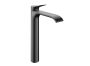 Hansgrohe Vivenis magasított mosdó csaptelep 250 automata lefolyógarnitúrával CoolStart, szálcsiszolt fekete/króm 75044340