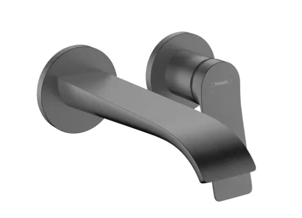 Hansgrohe Vivenis egykaros falsík alatti mosdócsaptelep 19,5 cm-es kifolyóval, szálcsiszolt fekete/króm 75050340