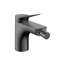   Hansgrohe Vivenis egykaros bidécsaptelep automata lefolyógarnitúrával, szálcsiszolt fekete/króm 75200340