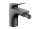 Hansgrohe Vivenis egykaros bidécsaptelep automata lefolyógarnitúrával, szálcsiszolt fekete/króm 75200340