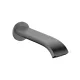 Hansgrohe Vivenis fali kádkifolyó 202 mm, szálcsiszolt fekete/króm 75410340