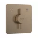 Hansgrohe DuoTurn Q 2 funkciós falsík alatti csaptelep, Water flow control, szálcsiszolt bronz 75414140