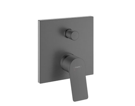 Hansgrohe Vivenis egykaros kádcsaptelep falsík alatti szereléshez, szálcsiszolt fekete/króm 75415340
