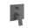 Hansgrohe Vivenis egykaros kádcsaptelep falsík alatti szereléshez, szálcsiszolt fekete/króm 75416340