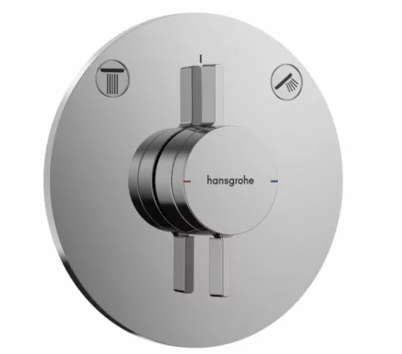 Hansgrohe DuoTurn S 2 funkciós falsík alatti csaptelep, Water flow control, króm 75418000