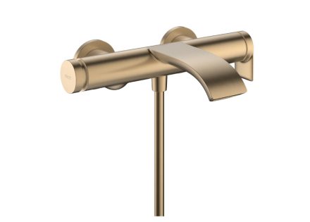 Hansgrohe Vivenis egykaros kádcsaptelep falsíkon kívüli szereléshez, szálcsiszolt bronz 75420140