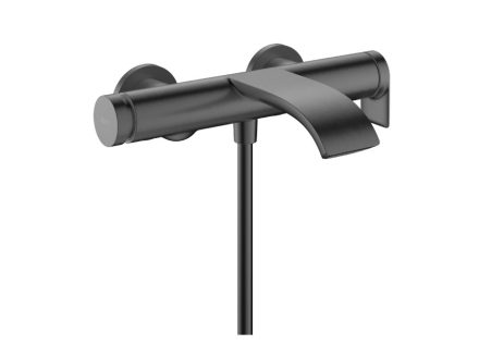 Hansgrohe Vivenis egykaros kádcsaptelep falsíkon kívüli szereléshez, szálcsiszolt fekete/króm 75420340
