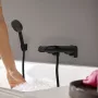 Hansgrohe Vivenis egykaros kádcsaptelep falsíkon kívüli szereléshez, matt fekete 75420670