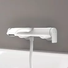  Hansgrohe Vivenis egykaros kádcsaptelep falsíkon kívüli szereléshez, matt fehér 75420700