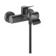 Hansgrohe Vivenis egykaros kádtöltő csaptelep Original, szálcsiszolt fekete/króm 75423340