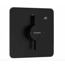   Hansgrohe DuoTurn Q 1 funkciós falsík alatti csaptelep, Water flow control, matt fekete 75614670