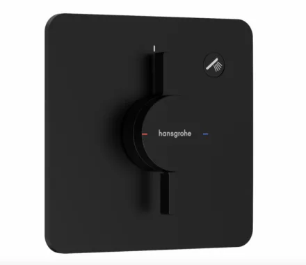 Hansgrohe DuoTurn Q 1 funkciós falsík alatti csaptelep, Water flow control, matt fekete 75614670