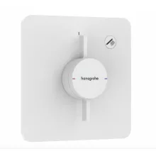   Hansgrohe DuoTurn Q 1 funkciós falsík alatti csaptelep, Water flow control, matt fehér 75614700