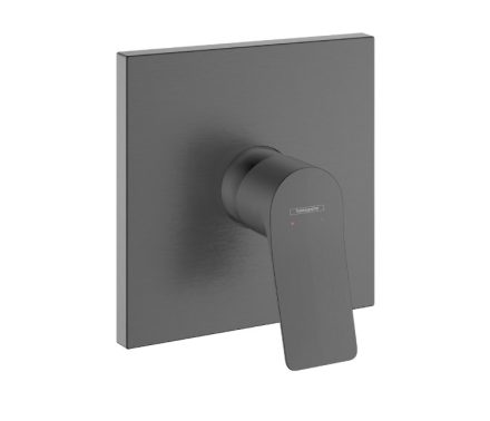 Hansgrohe Vivenis egykaros falsík alatti zuhanycsaptelep, szálcsiszolt fekete/króm 75615340
