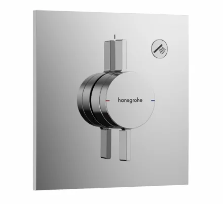 Hansgrohe DuoTurn E 1 funkciós falsík alatti csaptelep, Water flow control, króm 75617000