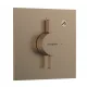 Hansgrohe DuoTurn E 1 funkciós falsík alatti csaptelep, Water flow control, szálcsiszolt bronz 75617140