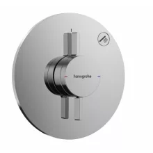   Hansgrohe DuoTurn S 1 funkciós falsík alatti csaptelep, Water flow control, króm 75618000
