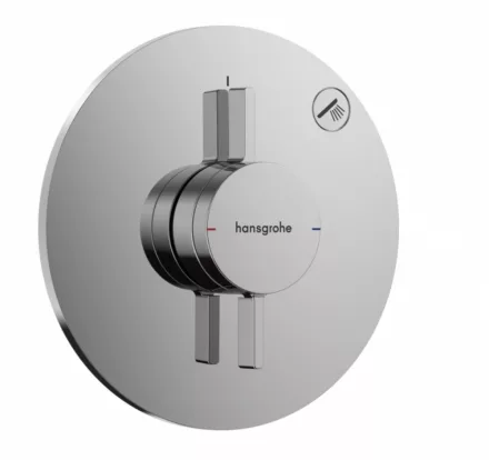 Hansgrohe DuoTurn S 1 funkciós falsík alatti csaptelep, Water flow control, króm 75618000