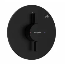   Hansgrohe DuoTurn S 1 funkciós falsík alatti csaptelep, Water flow control, matt fekete 75618670