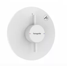   Hansgrohe DuoTurn S 1 funkciós falsík alatti csaptelep, Water flow control, matt fehér 75618700