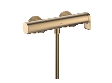 Hansgrohe Vivenis egykaros zuhanycsaptelep falsíkon kívüli szereléshez, szálcsiszolt bronz 75620140