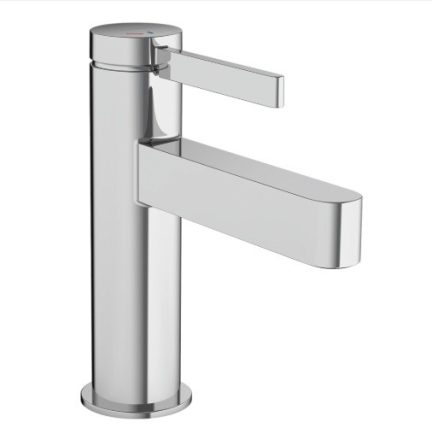 Hansgrohe Finoris egykaros hidegindítású mosdó csaptelep 100 Push-Open lefolyógarnitúrával, króm 76012000