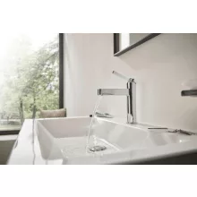   Hansgrohe Finoris Egykaros mosdócsaptelep 110, CoolStart, push-open lefolyógarnitúrával króm 76024000