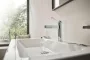 Hansgrohe Finoris Egykaros mosdócsaptelep 110, CoolStart, push-open lefolyógarnitúrával króm 76024000