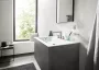 Hansgrohe Finoris 3 lyukú mosdócsaptelep 110, push-open lefolyógarnitúrával króm 76033000