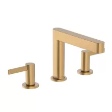   Hansgrohe Finoris 3 lyukú mosdócsaptelep 110, push-open lefolyógarnitúrával, szálcsiszolt bronz 76033140