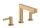 Hansgrohe Finoris 3 lyukú mosdócsaptelep 110, push-open lefolyógarnitúrával, szálcsiszolt bronz 76033140