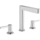 Hansgrohe Finoris 3 lyukú mosdócsaptelep 160, push-open lefolyógarnitúrával króm 76034000
